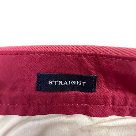 J. Crew ~ Straight Leg Men”s Chino pants ~ muted red color ~ size 33/32 - Picture 4 of 7
